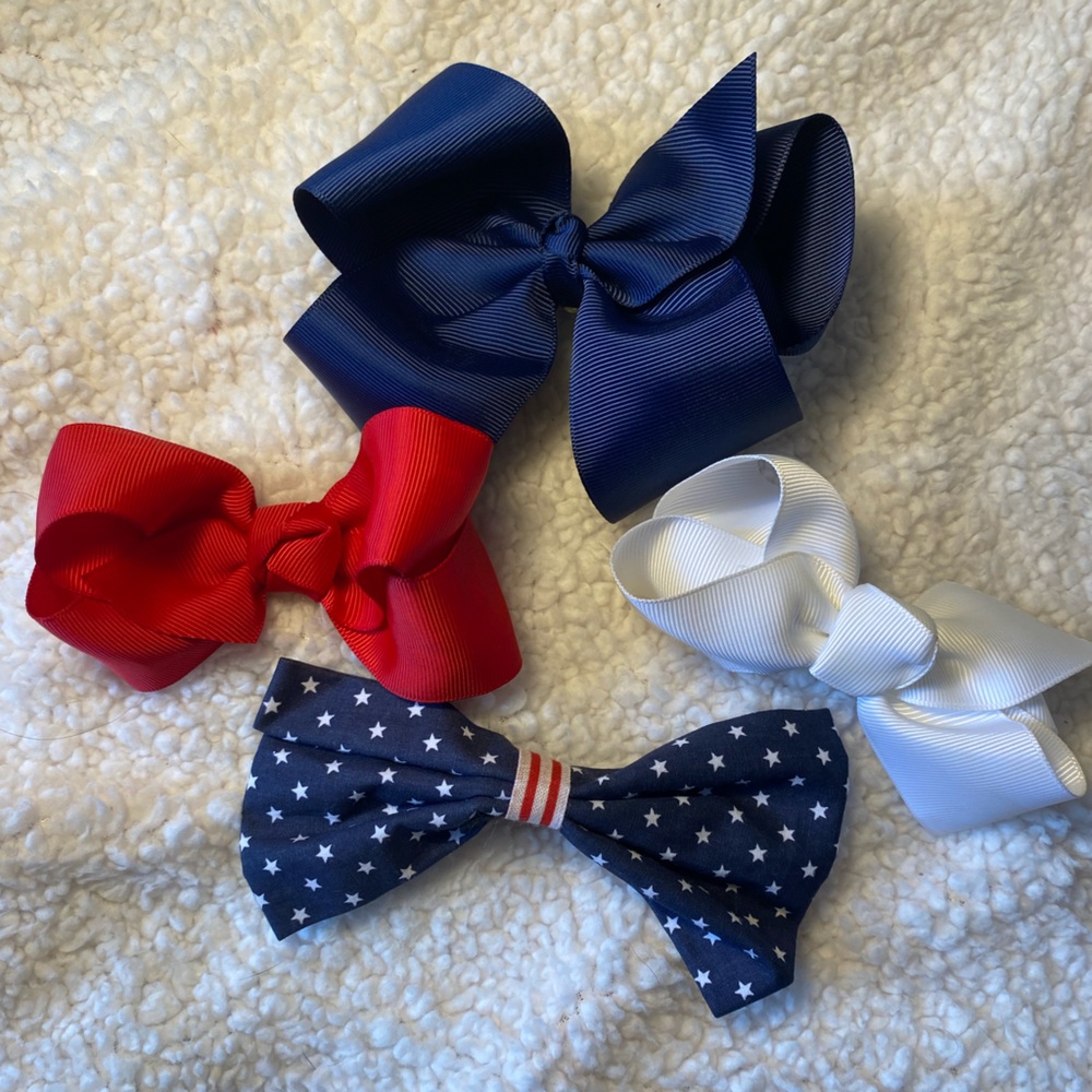 4th of July bow set!